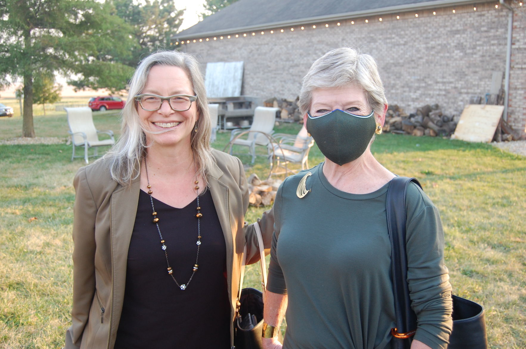 Julie Emig, IWU President Georgia Nugent